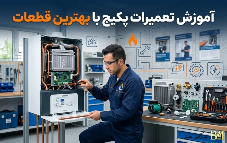 آموزش تعمیرات پکیج با بهترین قطعات